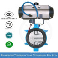 YQD671J-10/16/25Q 304 stainless steel pneumatic actuated valves, DN 2"-12", PN 1.0/1.6/2.5 MPa,